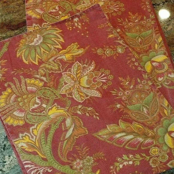 Pottery Barn Dining Pottery Barn Allston Palampore Cotlinen Table Runner 8x13 Poshmark